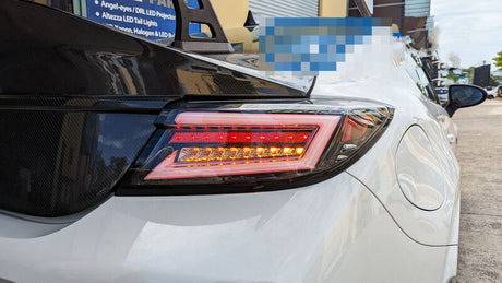 Intec Black LED Dynamic Tail Lights Fit For Toyota 86 GR86 For Subaru BRZ 2022-2023 TL-TA019LS - Machter