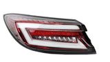 Intec Clear Red LED Dynamic Tail Lights Fit For Toyota 86 GR86 For Subaru BRZ 2022-2023 TL-TA022LS - Machter