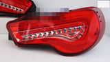 Full Red LED Tail Lights Fit For Toyota 86 GT GTS For Subaru BRZ ZN6 2012-2021 TL-TA024LS - Machter