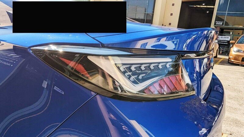 OLM Black White Bar LED Dynamic Tail Lights Fit For Toyota 86 GR86 For Subaru BRZ 2022-2023 TL-TA025LS - Machter