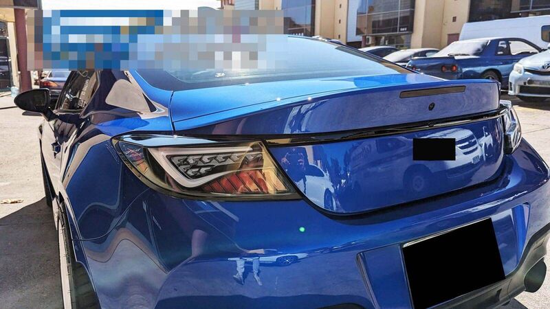 OLM Black White Bar LED Dynamic Tail Lights Fit For Toyota 86 GR86 For Subaru BRZ 2022-2023 TL-TA025LS - Machter
