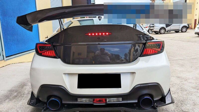 OLM Black Edition LED Dynamic Tail Lights Fit For Toyota 86 GR86 For Subaru BRZ 2022-2023 TL-TA027LS - Machter