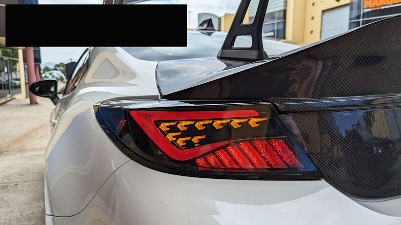 OLM Black Edition LED Dynamic Tail Lights Fit For Toyota 86 GR86 For Subaru BRZ 2022-2023 TL-TA027LS - Machter