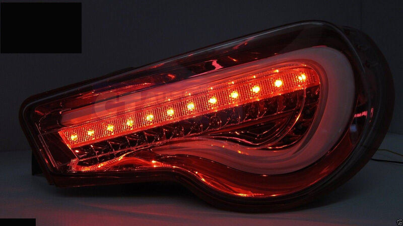 Clear Red LED Tail Light Fit For Toyota 86 FT86 GTS For Subaru BRZ ZN6 Dynamic Blinker 2012-2021 TL-TA029LS - Machter