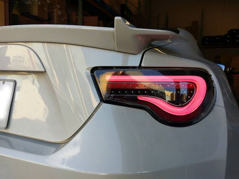 Black LED Tail Lights Fit For Toyota 86 FT86 GT GTS For Subaru BRZ 2012-2021 TL-TA030LS - Machter