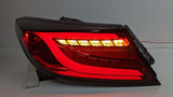 Black White Bar LED Dynamic Tail Lights Fit For Toyota 86 GR86 For Subaru BRZ 2022-2023 TL-TA032LS - Machter