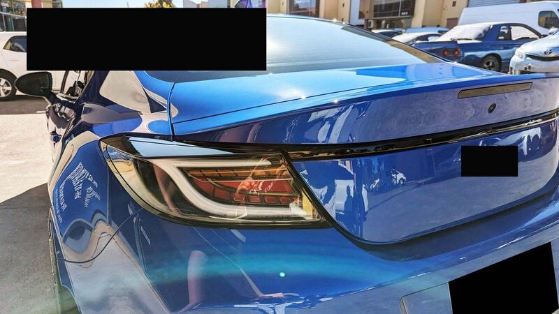 Black White Bar LED Dynamic Tail Lights Fit For Toyota 86 GR86 For Subaru BRZ 2022-2023 TL-TA032LS - Machter