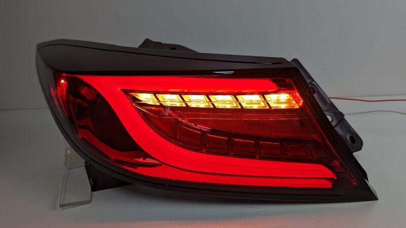Black Red Bar LED Dynamic Tail Lights Fit For Toyota 86 GR86 For Subaru BRZ 2022-2023 TL-TA033LS - Machter