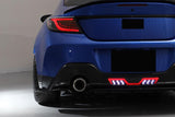 Black Red Bar LED Dynamic Tail Lights Fit For Toyota 86 GR86 For Subaru BRZ 2022-2023 TL-TA033LS - Machter
