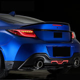 Clear Red LED Dynamic Tail Lights Fit For Toyota 86 GR86 For Subaru BRZ 2022-2023 TL-TA034LS - Machter