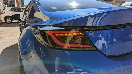 Smoke Red LED Dynamic Tail Lights Fit For Toyota 86 GR86 For Subaru BRZ 2022-2023 - Machter