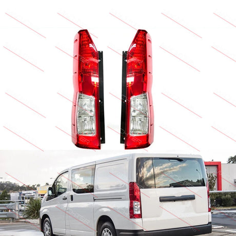 Left & Right Rear Tail Brake Lights Lens Fit For Toyota Hiace & Commuter Bus 2019-2023 TL-TA045 - Machter