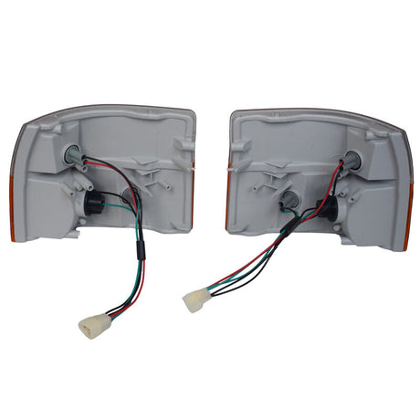 Pair Front Corner Indicators Lights Fit For Toyota Hiace Van RZH/LH 1989-2005 With Bulb TL-TA046 - Machter