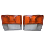 Pair Front Corner Indicators Lights Fit For Toyota Hiace Van RZH/LH 1989-2005 With Bulb TL-TA046 - Machter