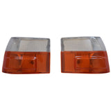 Pair Front Corner Indicators Lights Fit For Toyota Hiace Van RZH/LH 1989-2005 With Bulb TL-TA046 - Machter