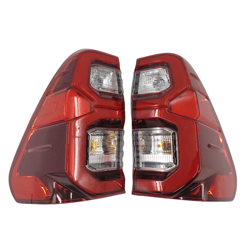 LED Tail Lights Lamp Fit For Toyota Hilux SR SR5 Rugge GUN126 2.8L 2015-ON Sequential Rear TL-TA051 - Machter