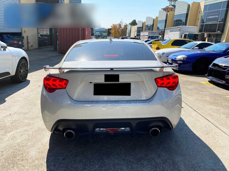 Clear Red Lambo Style LED Dynamic Indicator Tail Lights Fit For Toyota 86 For Subaru BRZ ZN6 TL-TA061LS - Machter