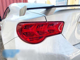 Clear Red Lambo Style LED Dynamic Indicator Tail Lights Fit For Toyota 86 For Subaru BRZ ZN6 TL-TA061LS - Machter