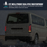 Smoke Red V3 3D Full LED Tail Lights Fit For Toyota Hiace Van 2004-2020 TL-TA062LS - Machter