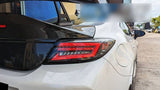 Intec Black Red LED Dynamic Tail Lights Fit For Toyota 86 GR86 For Subaru BRZ 2022-2023 TL-TA065LS - Machter