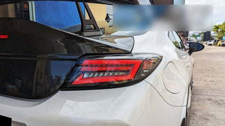 Intec Black Red LED Dynamic Tail Lights Fit For Toyota 86 GR86 For Subaru BRZ 2022-2023 TL-TA065LS - Machter