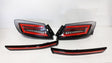 Intec Black Red LED Dynamic Tail Lights Fit For Toyota 86 GR86 For Subaru BRZ 2022-2023 TL-TA065LS - Machter