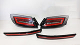 Intec Black Red LED Dynamic Tail Lights Fit For Toyota 86 GR86 For Subaru BRZ 2022-2023 TL-TA065LS - Machter