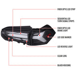 Spec D Black 3D LED Tail Lights Dynamic Signal Fit For Toyota Rav 4 2019-2023 TL-TA066LS - Machter
