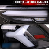 Spec D Black 3D LED Tail Lights Dynamic Signal Fit For Toyota Rav 4 2019-2023 TL-TA066LS - Machter