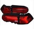 Spec D Smoke Red 3D LED Tail Lights Dynamic Signal Fit For Toyota Rav 4 2019-2023 TL-TA067LS - Machter