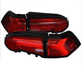 Spec D Smoke Red 3D LED Tail Lights Dynamic Signal Fit For Toyota Rav 4 2019-2023 TL-TA067LS - Machter