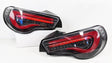 Black Red LED Tail Light Fit For Toyota 86 FT86 GT GTS For Subaru BRZ 2012-2021 TL-TA068LS - Machter