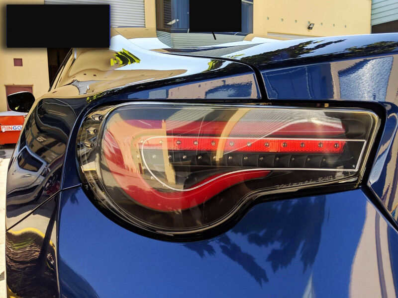 Black Red LED Tail Light Fit For Toyota 86 FT86 GT GTS For Subaru BRZ 2012-2021 TL-TA068LS - Machter