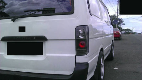 JDM Black Altezza Tail Lights Fit For Toyota Hiace Van 1989-2003 TL-TA069LS - Machter