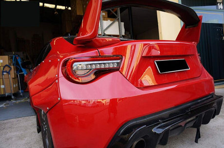 3D Light Bar Clear Red Tail Lights Dynamic Blinker Fit For Toyota 86 For Subaru BRZ ZN6 2012-2021 - Machter