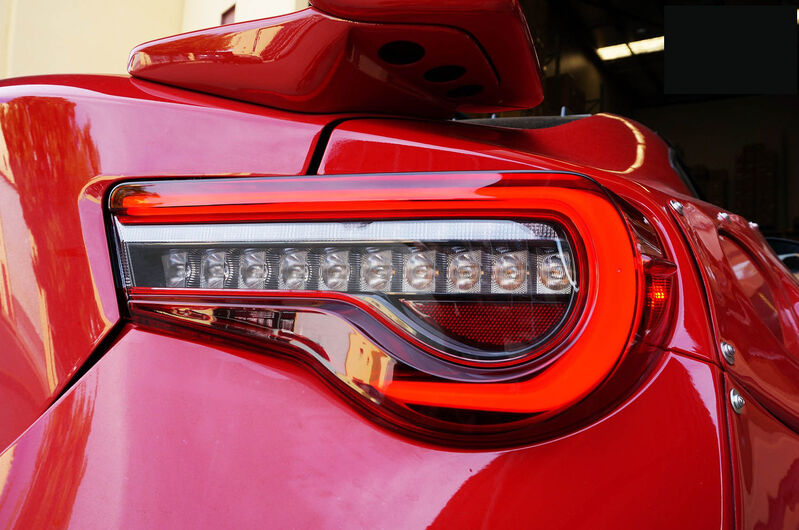 3D Light Bar Clear Red Tail Lights Dynamic Blinker Fit For Toyota 86 For Subaru BRZ ZN6 2012-2021 TL-TA070LS - Machter