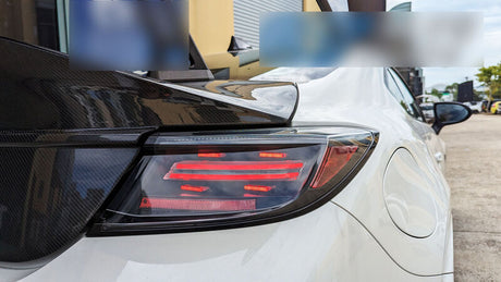 V4 Black LED Dynamic Tail Lights Fit For Toyota GR86 For Subaru BRZ 2022-2024 - Machter