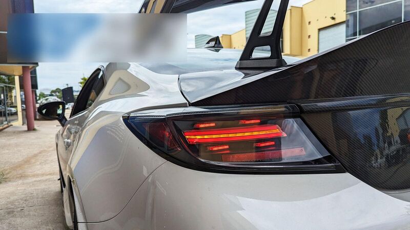 V4 Black LED Dynamic Tail Lights Fit For Toyota GR86 For Subaru BRZ 2022-2024 TL-TA072LS - Machter