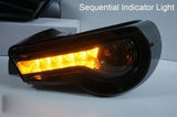 OEM Style Smoke LED Tail Lights Dynamic Blinker Fit For Toyota 86 For Subaru BRZ 2012-2021 TL-TA074LS - Machter