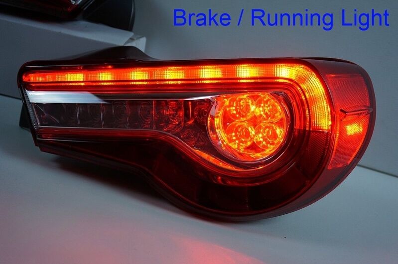 OEM Style Clear Red LED Tail Lights Dynamic Blinker Fit For Toyota 86 For Subaru BRZ 2012-2021 TL-TA075LS - Machter