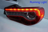 OEM Style Clear Red LED Tail Lights Dynamic Blinker Fit For Toyota 86 For Subaru BRZ 2012-2021 TL-TA075LS - Machter
