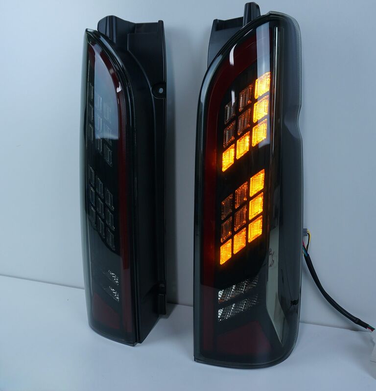Black Edition Smoke Full LED Tail Lights Fit For Toyota Hiace Van 2004-2020 TL-TA076LS - Machter