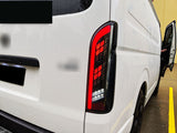 Black Edition Smoke Full LED Tail Lights Fit For Toyota Hiace Van 2004-2020 TL-TA076LS - Machter