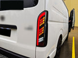 Black Edition Smoke Full LED Tail Lights Fit For Toyota Hiace Van 2004-2020 TL-TA076LS - Machter