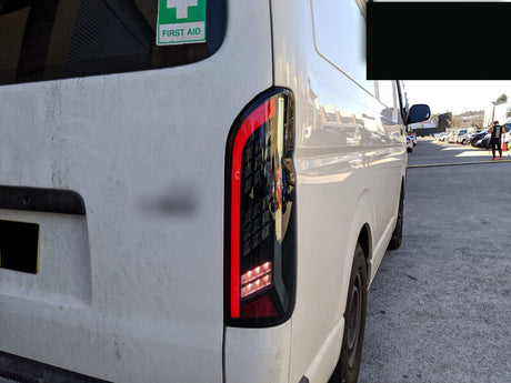 Black Edition Smoke Full LED Tail Lights Fit For Toyota Hiace Van 2004-2020 TL-TA076LS - Machter