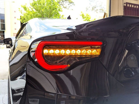 3D Light Bar Smoke Taillights Dynamic Blinker Fit For Toyota 86 GT GTS For Subaru BRZ ZN6 2012-2021 - Machter