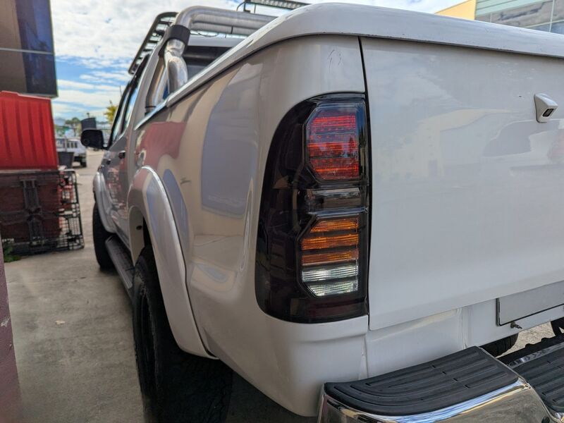 Smoke LED Taillights Fit For Toyota Hilux SR5 VIGO 2011-2014 TL-TA079LS - Machter