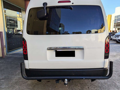 Smoke Black V3 3D Full LED Tail Lights Fit For Toyota Hiace Van 2004-2020 - Machter