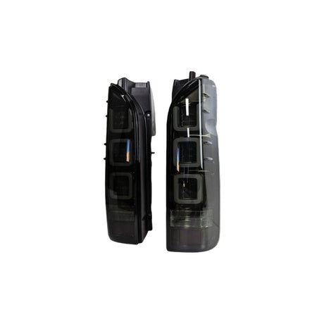 Smoke Black V3 3D Full LED Tail Lights Fit For Toyota Hiace Van 2004-2020 - Machter