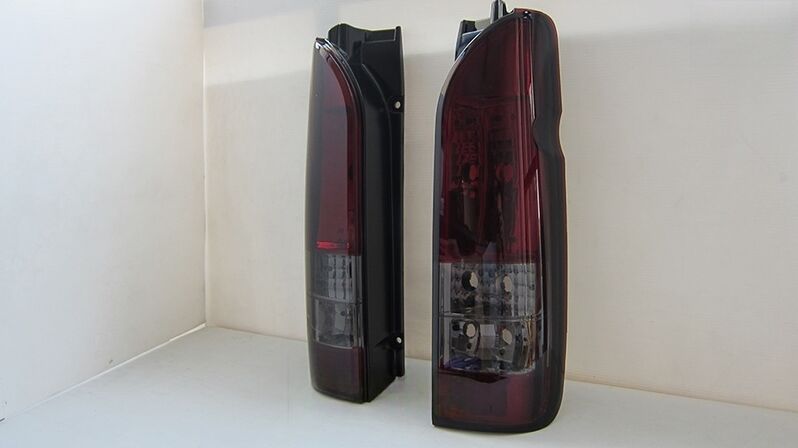 Smoke Red Tail Lights Fit For Toyota Hiace VAN 2004-2020 TL-TA083LS - Machter